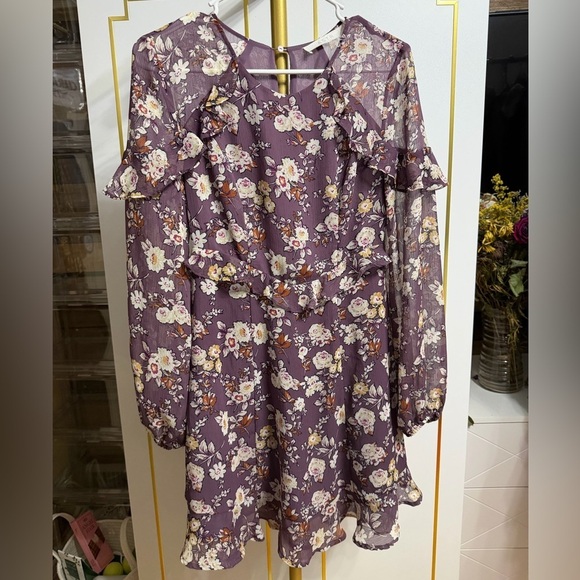 Astr Dresses & Skirts - Astr Ruffle Floral Print Dress #0048